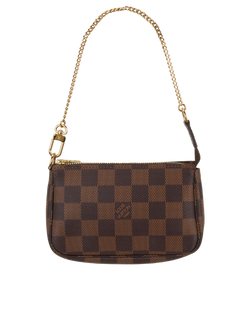 Mini Pochette Accessories, Canvas, Damier Ebene, SF0267, DB/B, 2*